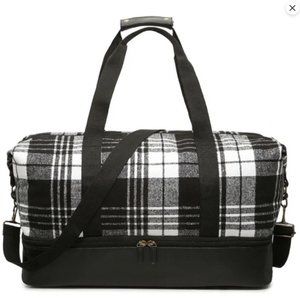 Plaid Weekender Bag